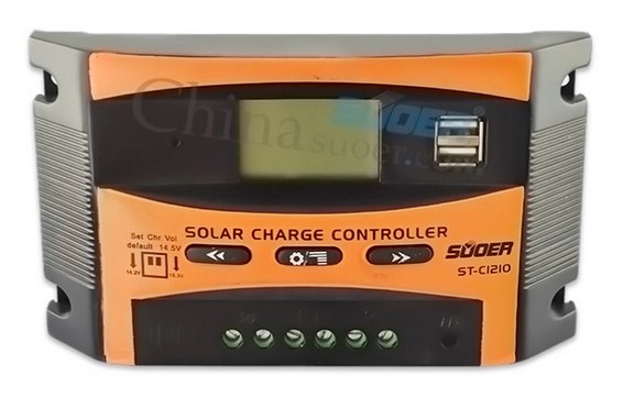 SUOER  Solar charger 10A 12V 24V รุ่น ST-C1210